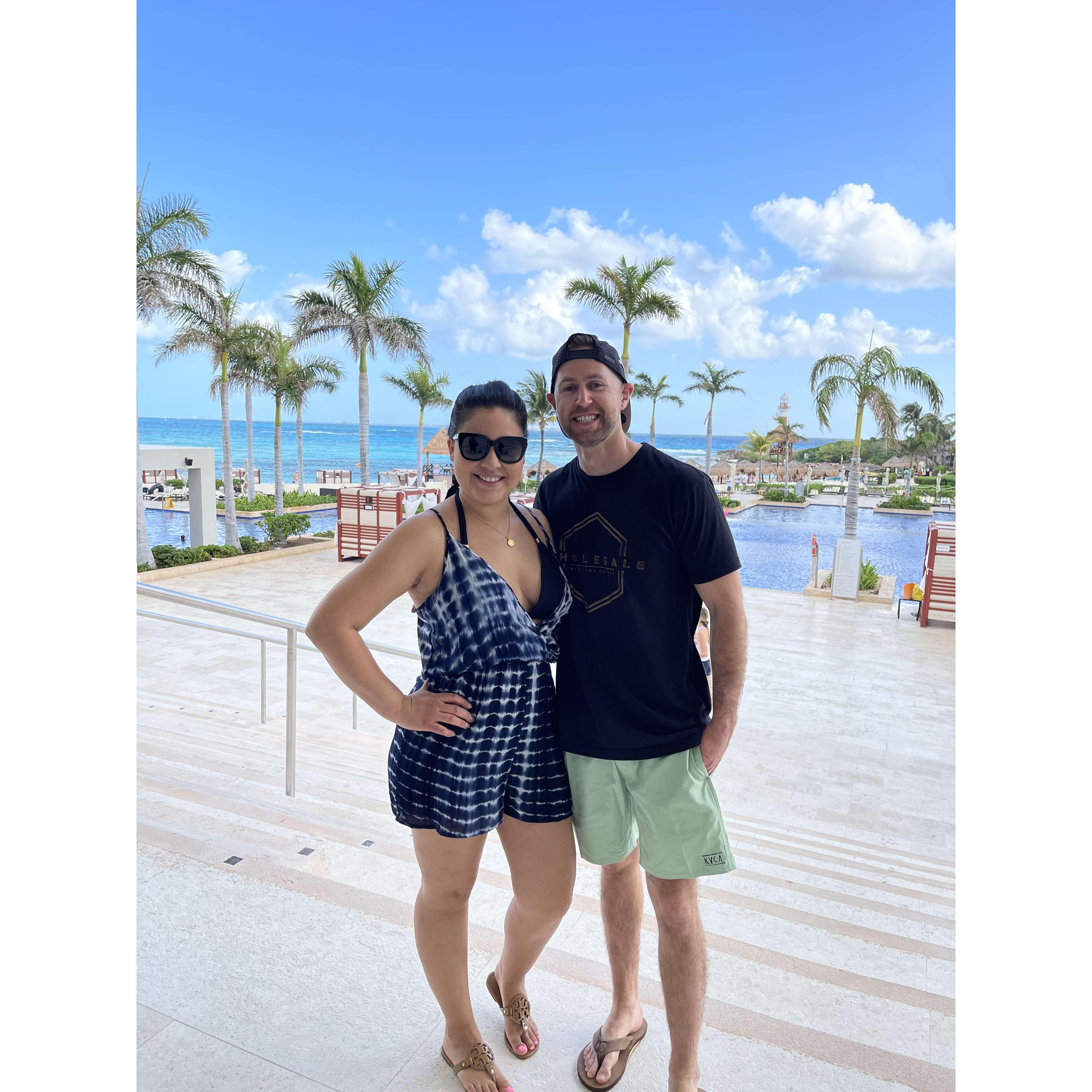 Destination wedding we attended in Cancun