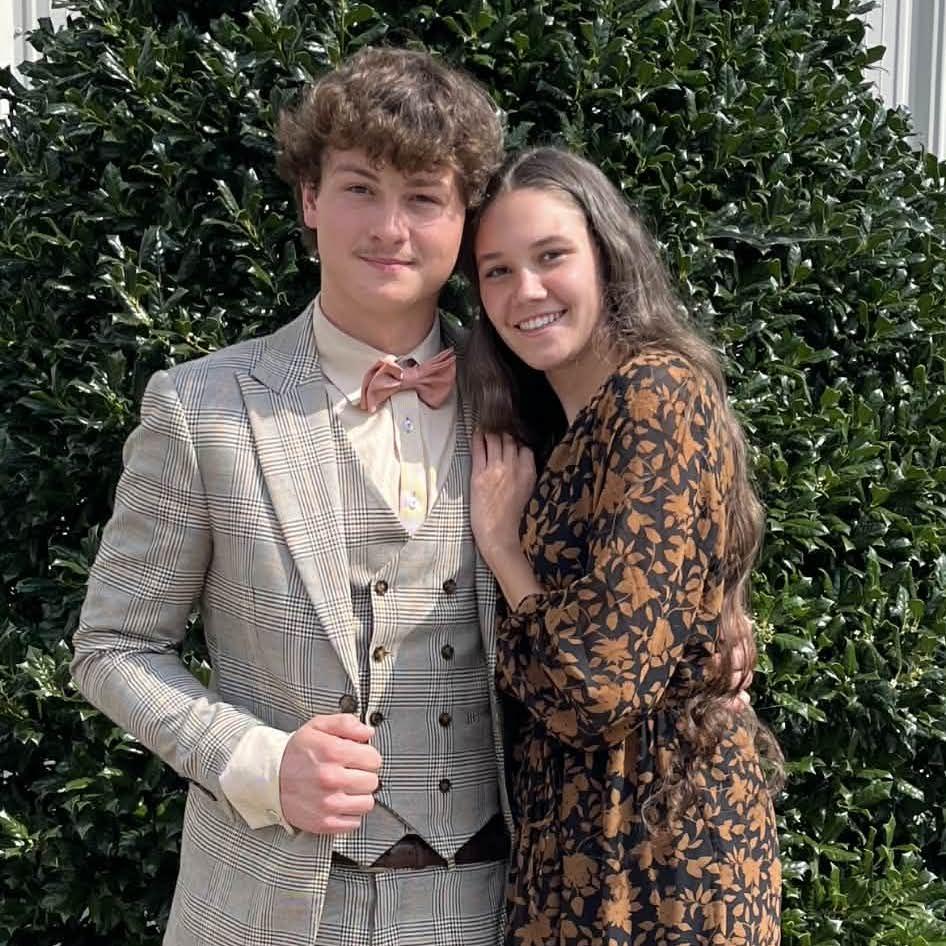 First church service together.