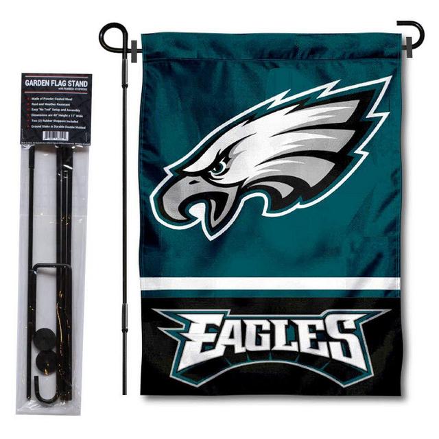 WinCraft Philadelphia Eagles Garden Flag with Stand Holder