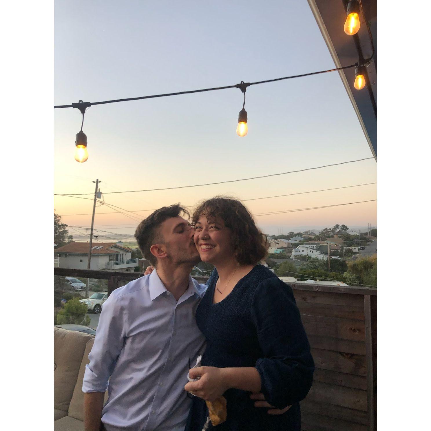 At a wedding in Los Osos :)