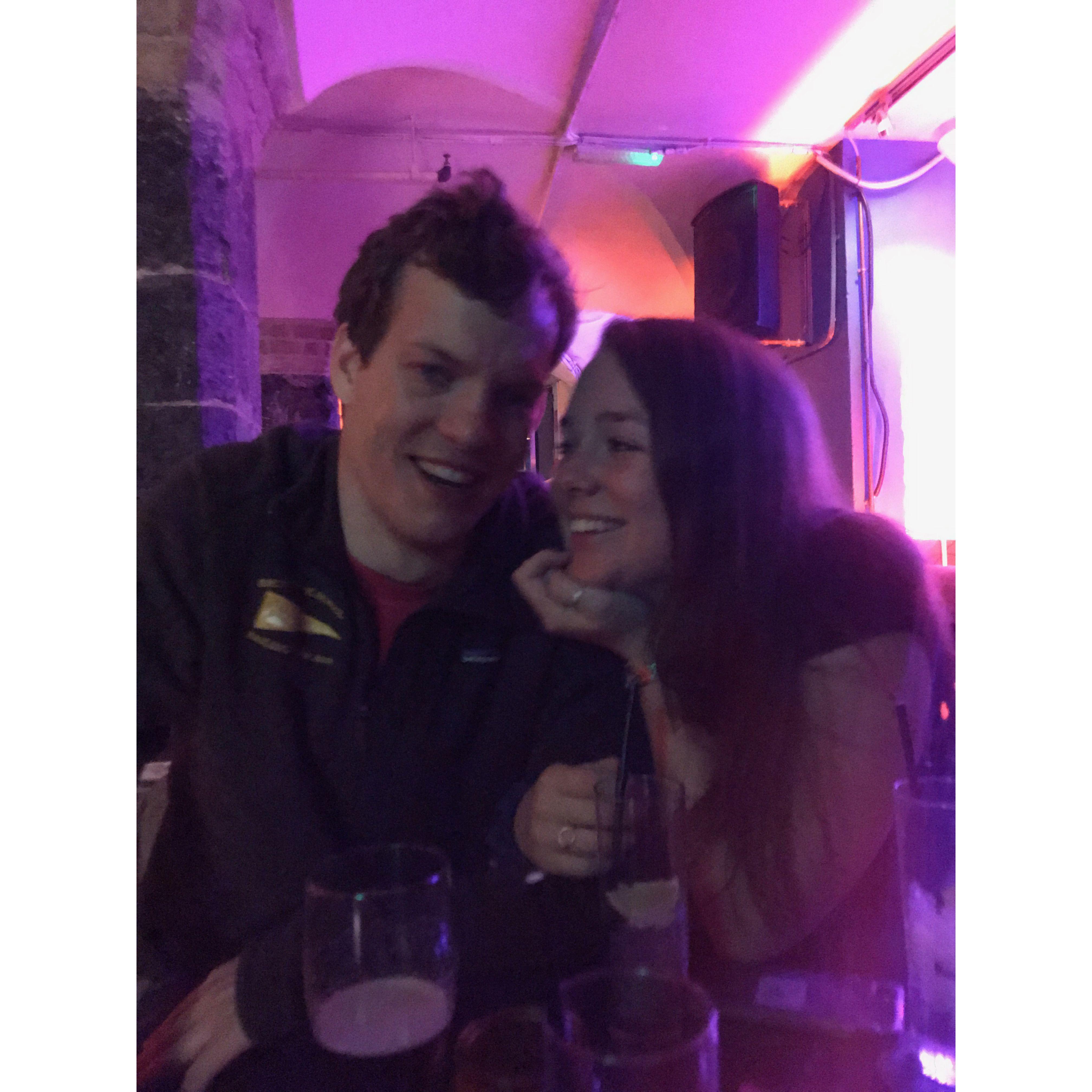 Henry visiting Anna when she studied abroad in Dublin. Spring 2019.