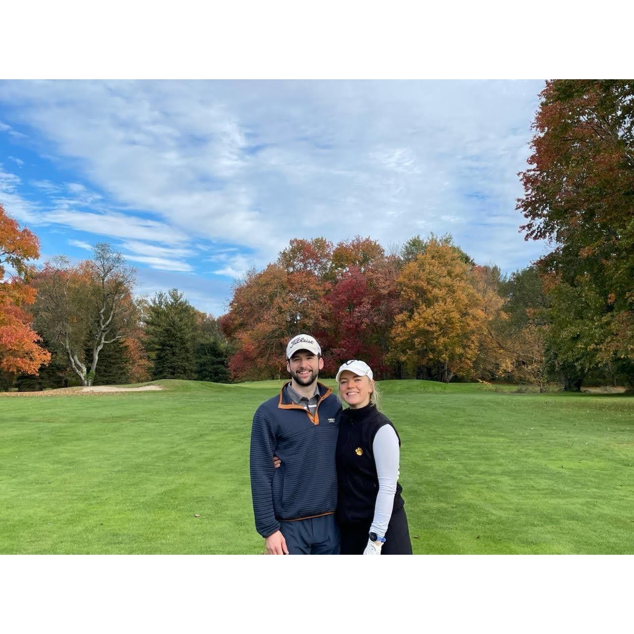 Fall Golfing at Tunxis!