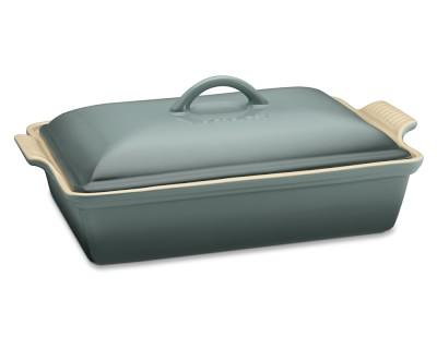 Le Creuset Heritage Stoneware Rectangular Covered Casserole, Ocean