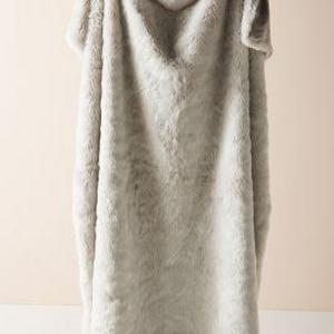 Fireside Faux Fur Throw Blanket