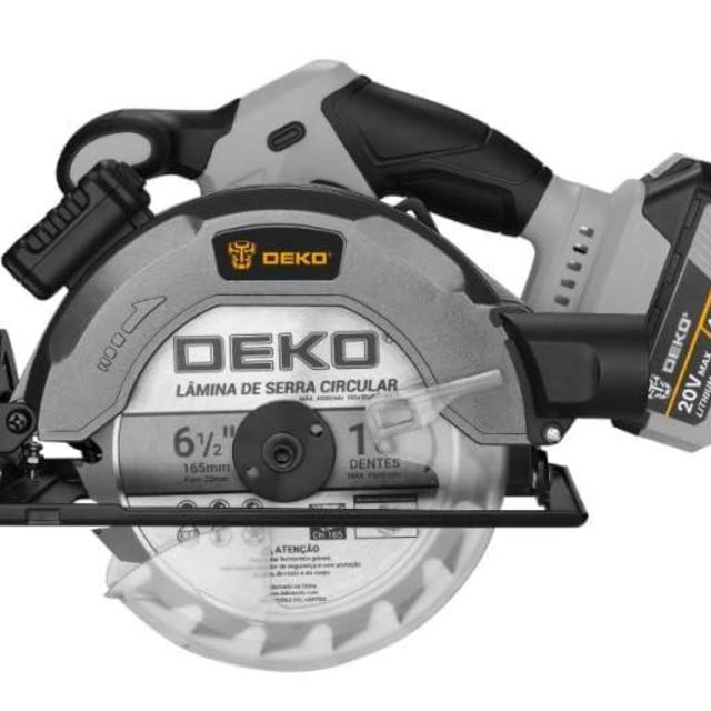 DEKOPRO 20V Cordless Circular Saw, 6-1/2-Inch Blade, 4500 RPM Circular Saw Cordless