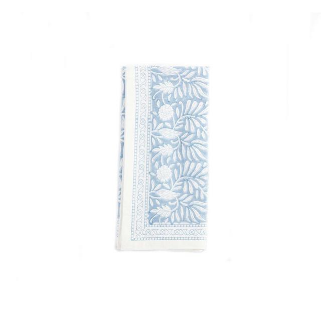 Jasmine Linen -Napkin Set Of 4 Blue