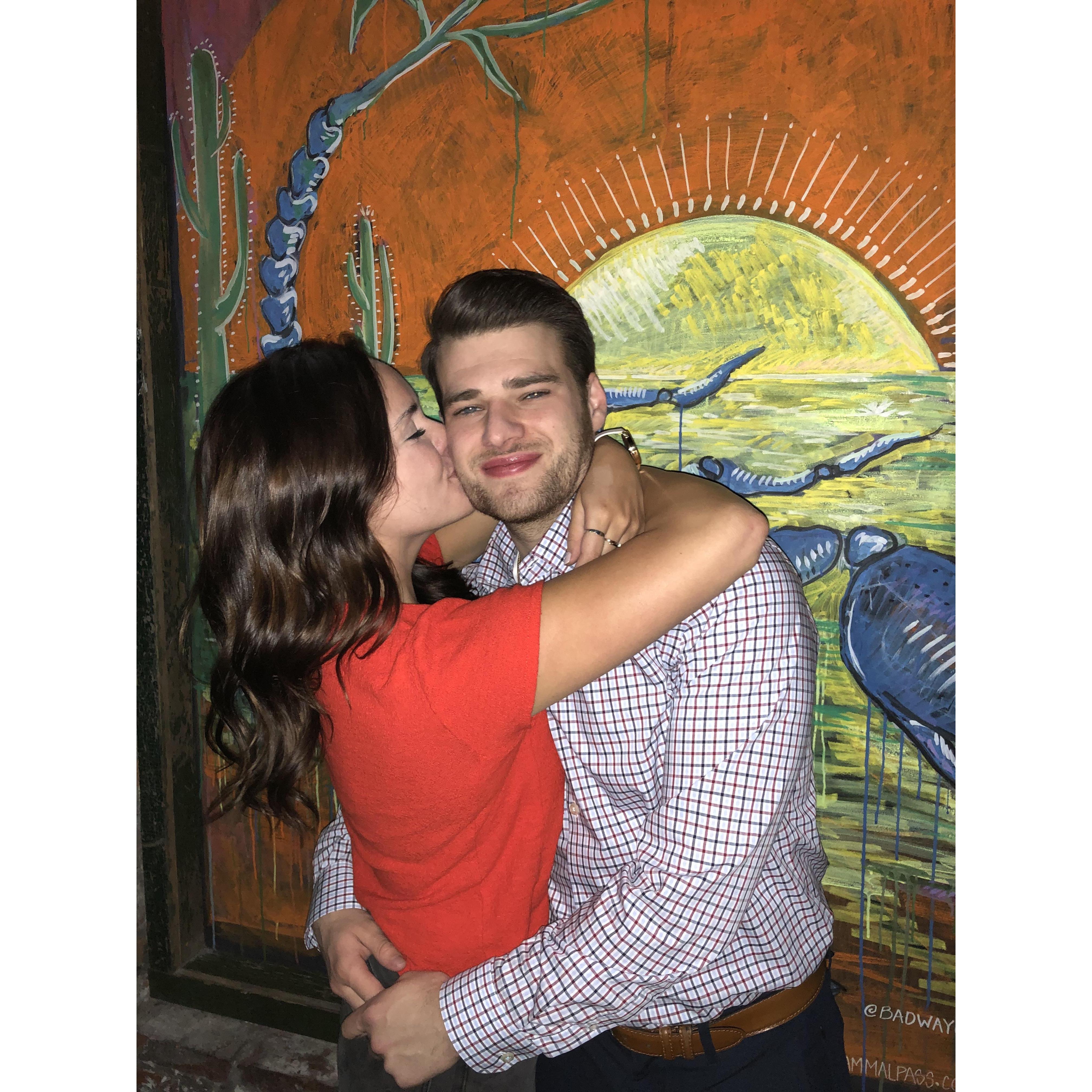 The first of many birthdays together