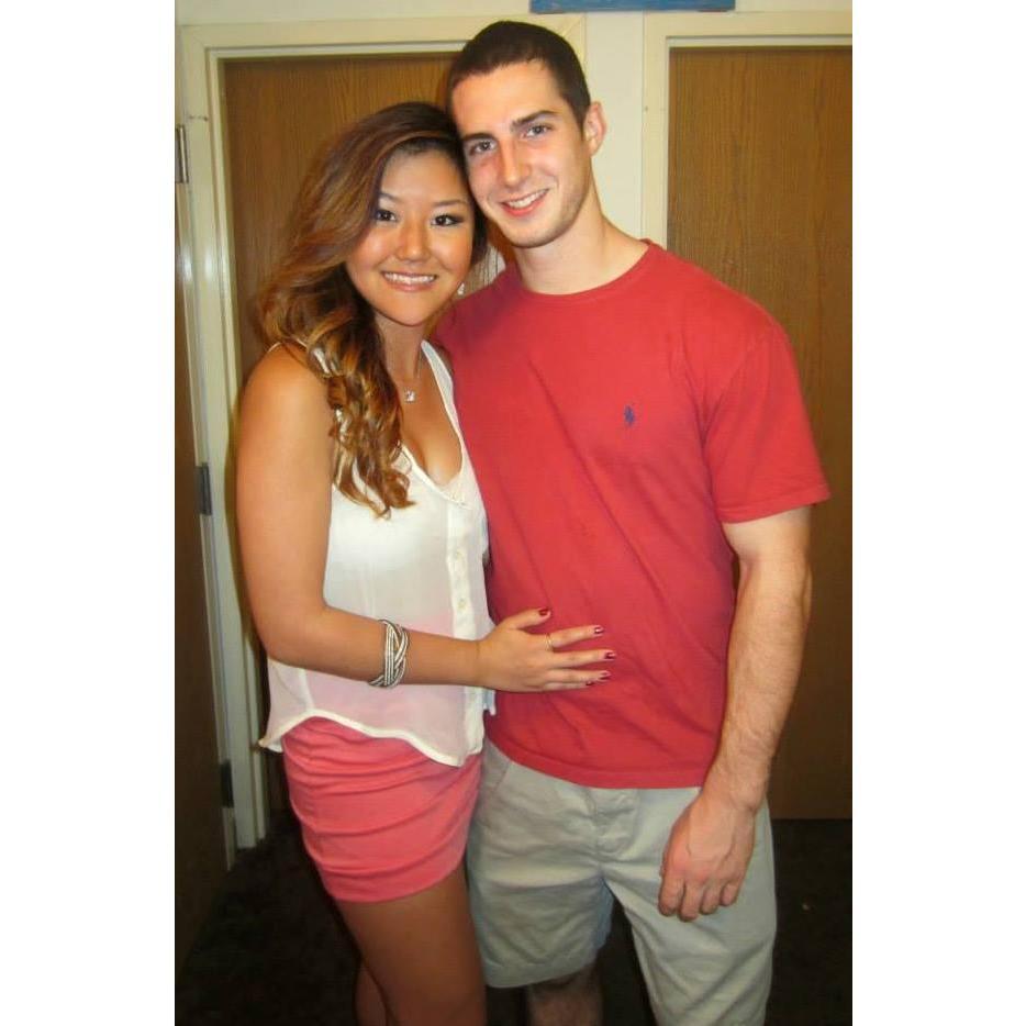 September 2013- One of our first pictures together as a couple