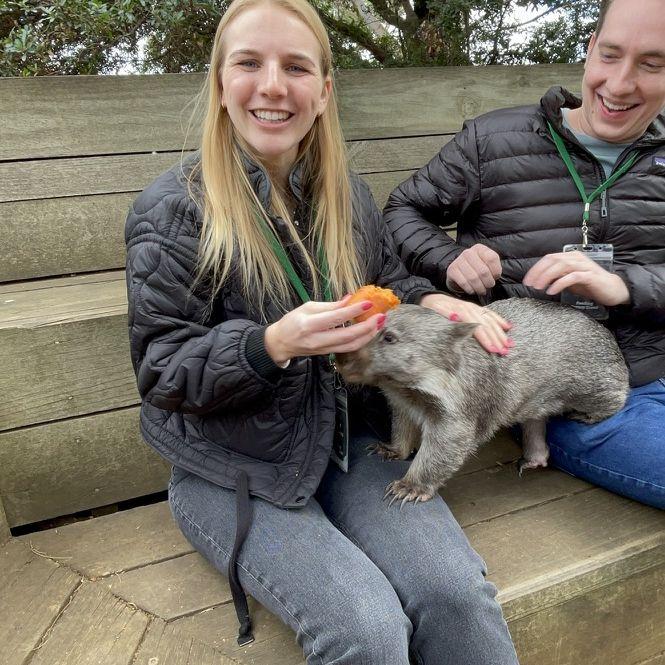 Making some new friends Down Under