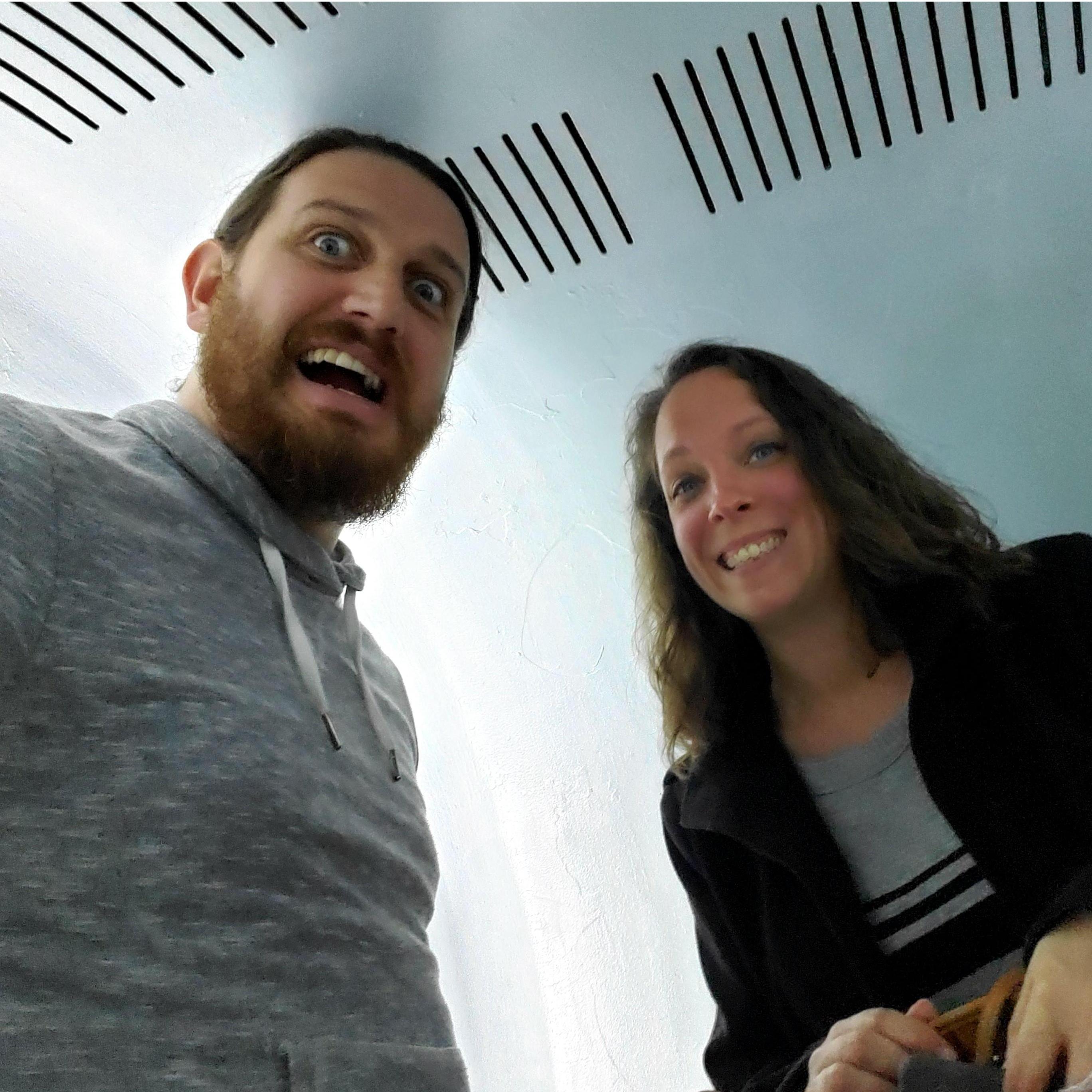 Heading up the St. Louis Arch