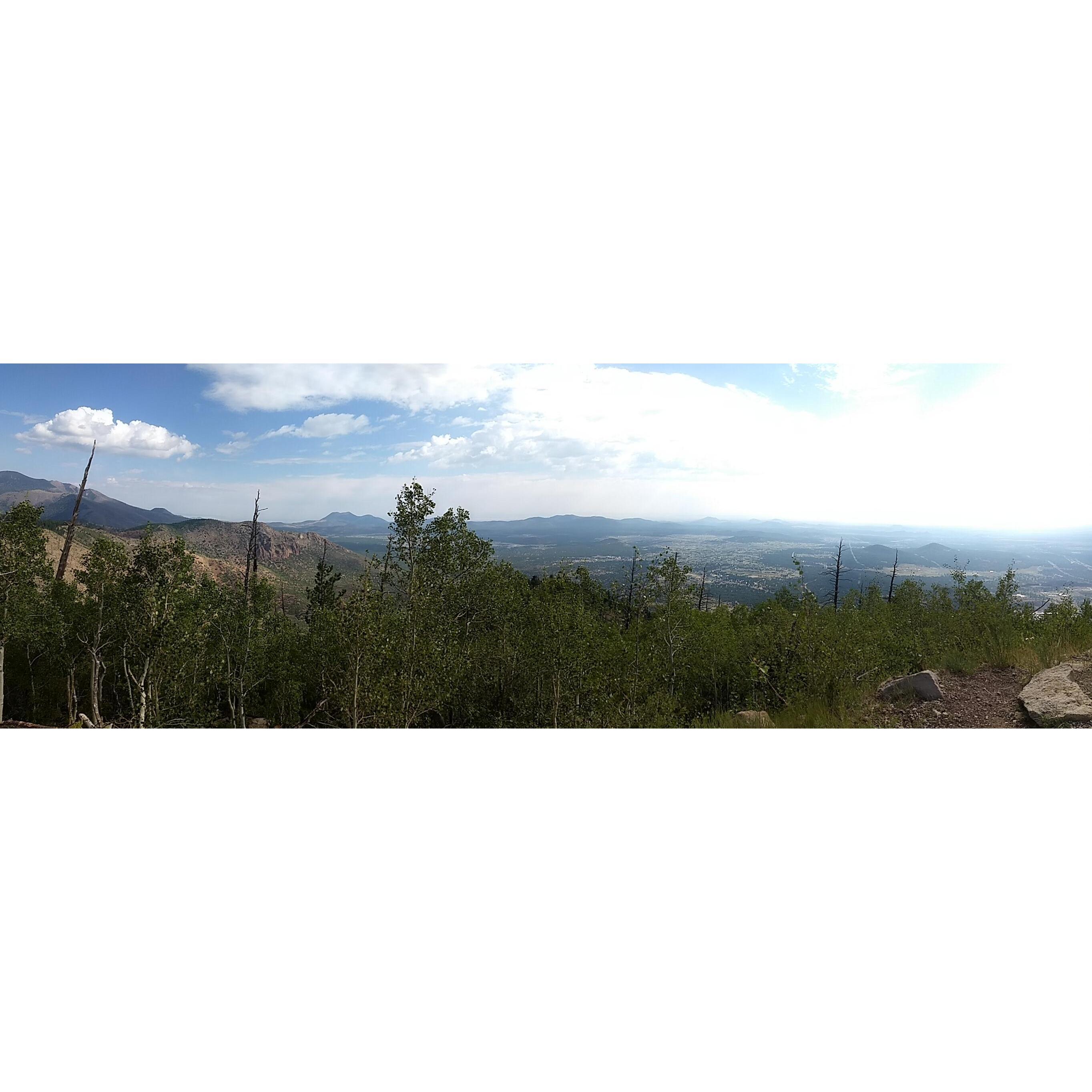 The view we had after getting to the top of Elden's Lookout.