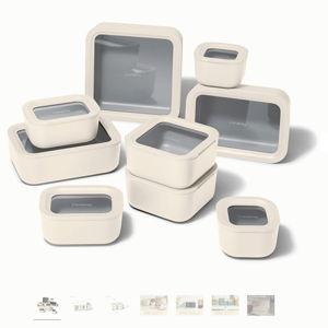 Food Storage + Minis Set | Glass Food Storage Containers with Lids | Caraway