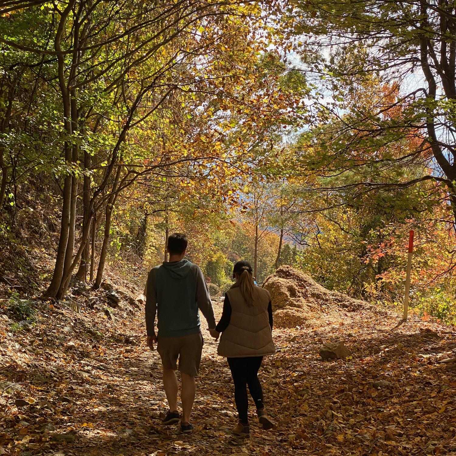 Hiking the beautiful Georgia mountains.
