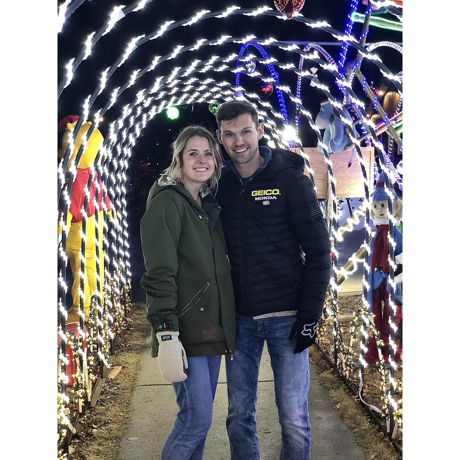our first photo together on our first date!