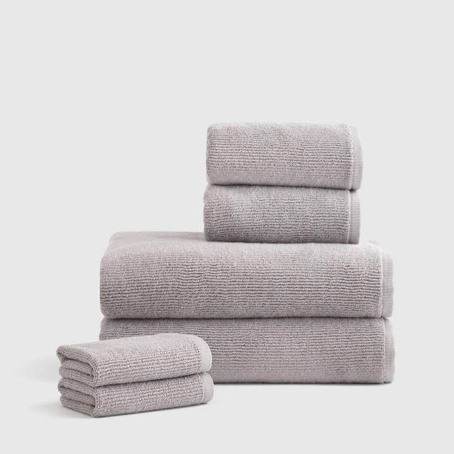 Turkish Ribbed Quick Dry Bath Towel Bundle