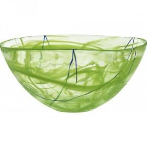 Kosta Boda Contrast Lime Bowl