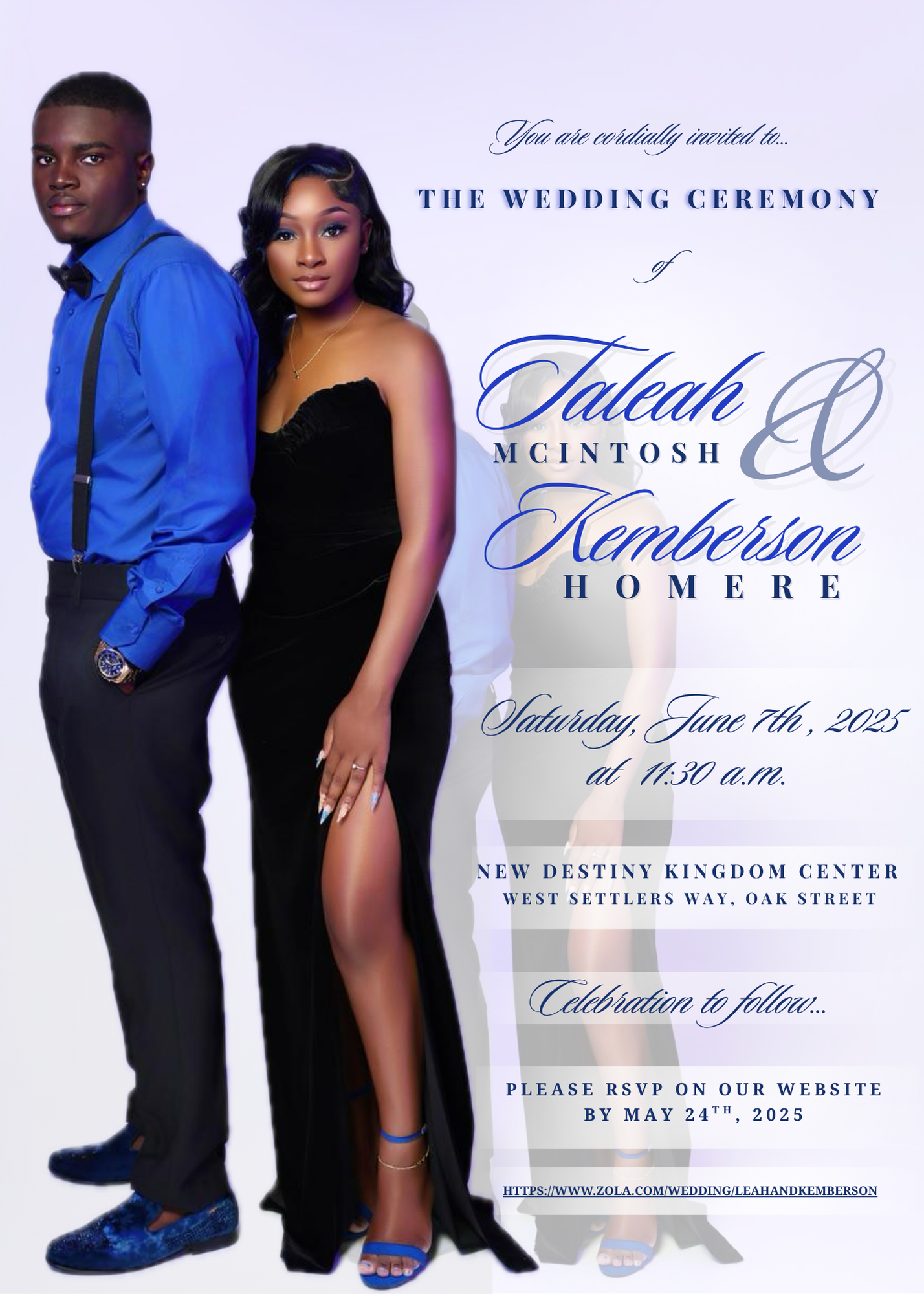 The Wedding Website of Taleah McIntosh and Kemberson Homere