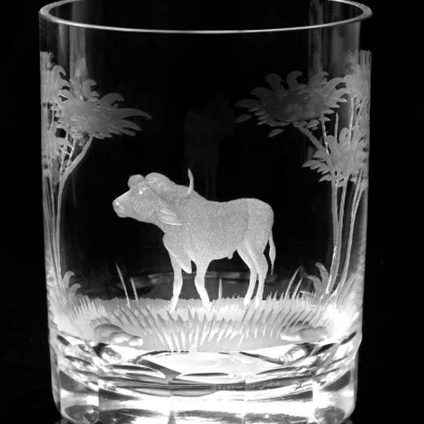 Queen Lace Crystal African Animals - Buffalo