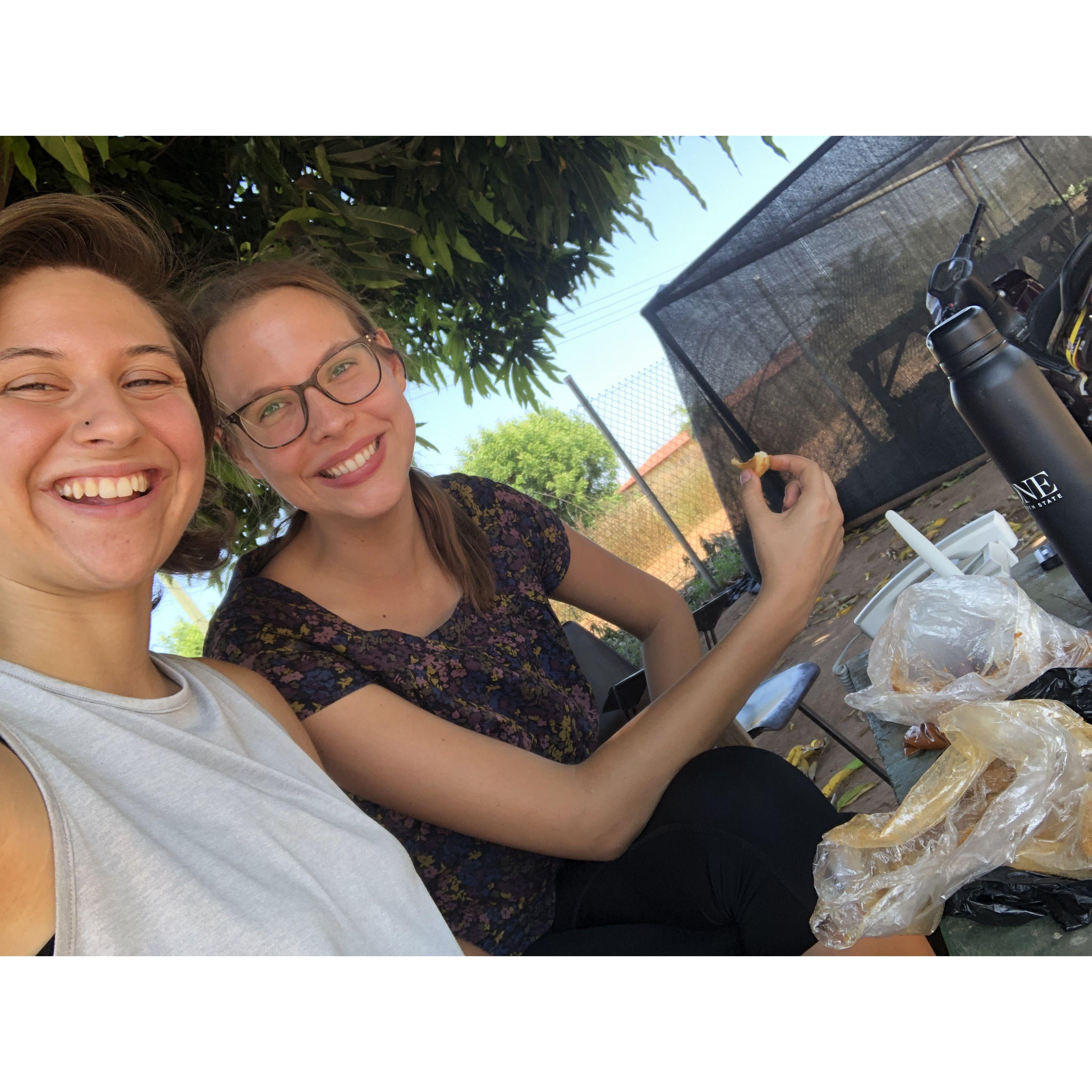 Eating all of the yummy things :) Thanks for checking out our memories, we can't wait to make some new ones with you!!!