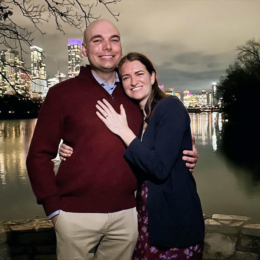 Our engagement at Lou Neff Point, named after Jack’s maternal grandmother!