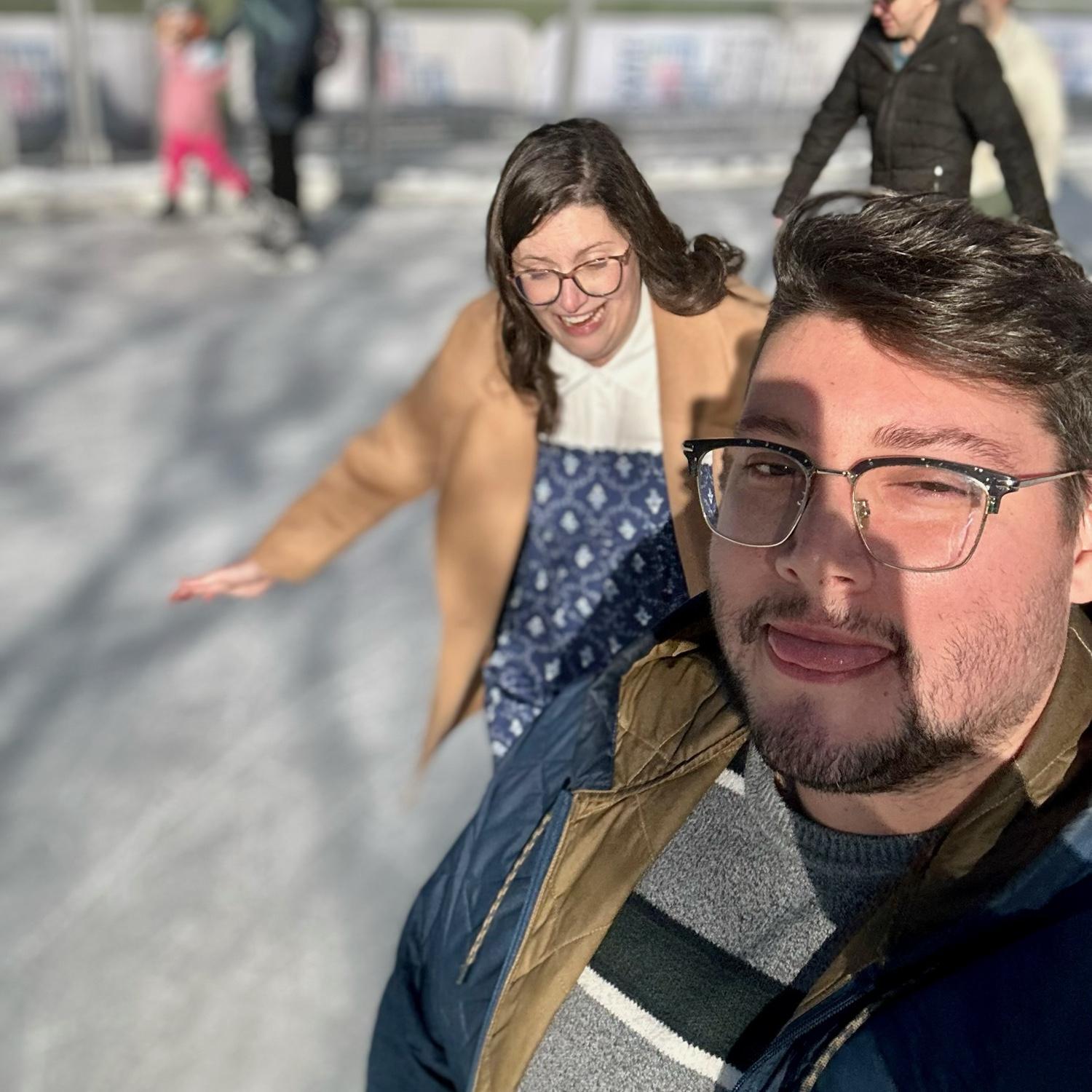 Kelly is a great ice skater