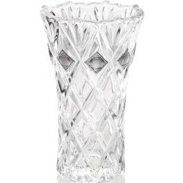 Crystal and silver vase