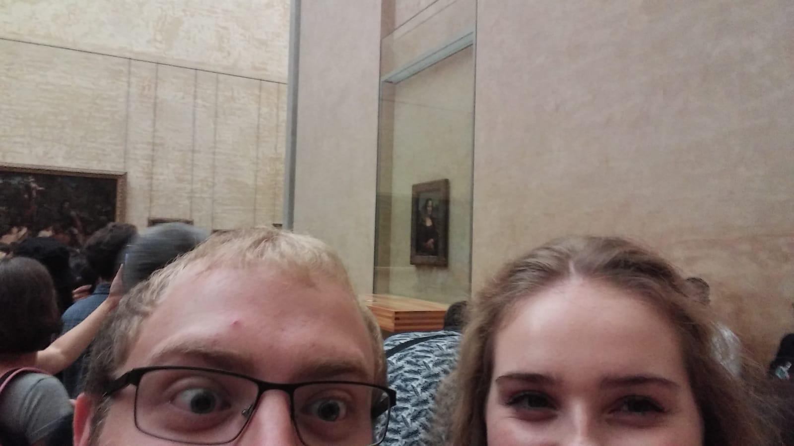 7/21/2018
We spent time in Paris and seeing the Mona Lisa as friends before we started dating!