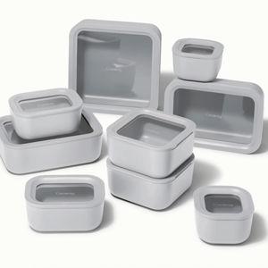 Glass Food Storage Containers, Large and Small Food Storage Containers with Lids, Meal Prep Containers, BPA-Free, Non-toxic