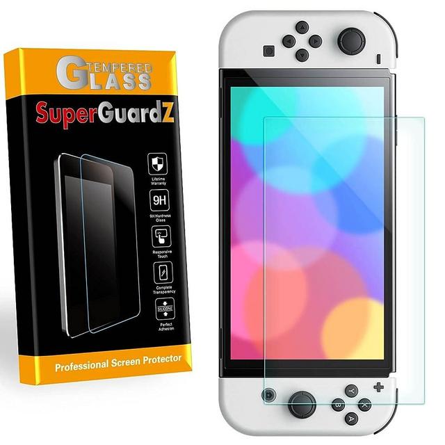 S.G for Nintendo Switch OLED (2021) Screen Protector Tempered Glass Anti Blue Light, Eye Protection, SuperGuardZ, HD Clear, Anti-Scratch, Anti-Shock