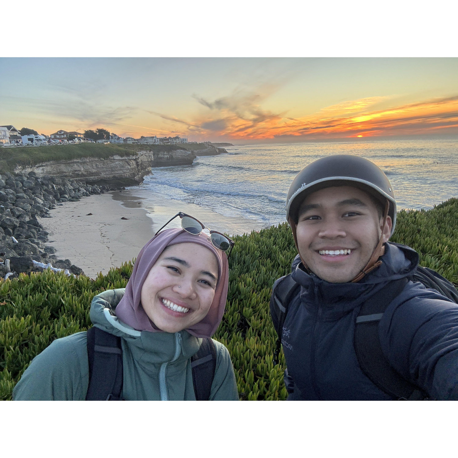 Sunset bike ride
