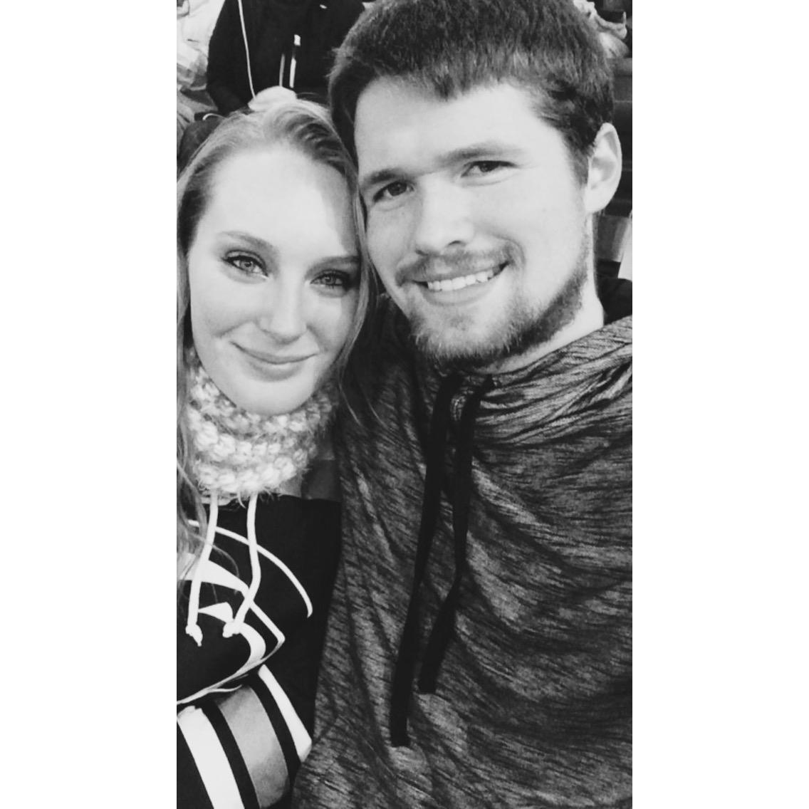 Our first Penn State Hockey Game! We are! January 21, 2016