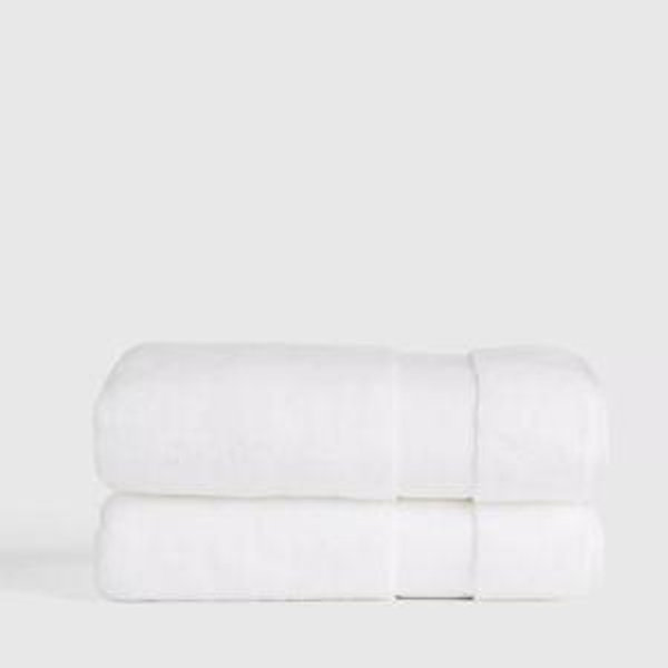 Turkish Classic Bath Sheet (Set of 2) in White