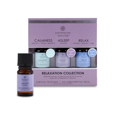 3pk Essential Oils Calmness/Asleep/Relax - Chesapeake Bay Candle