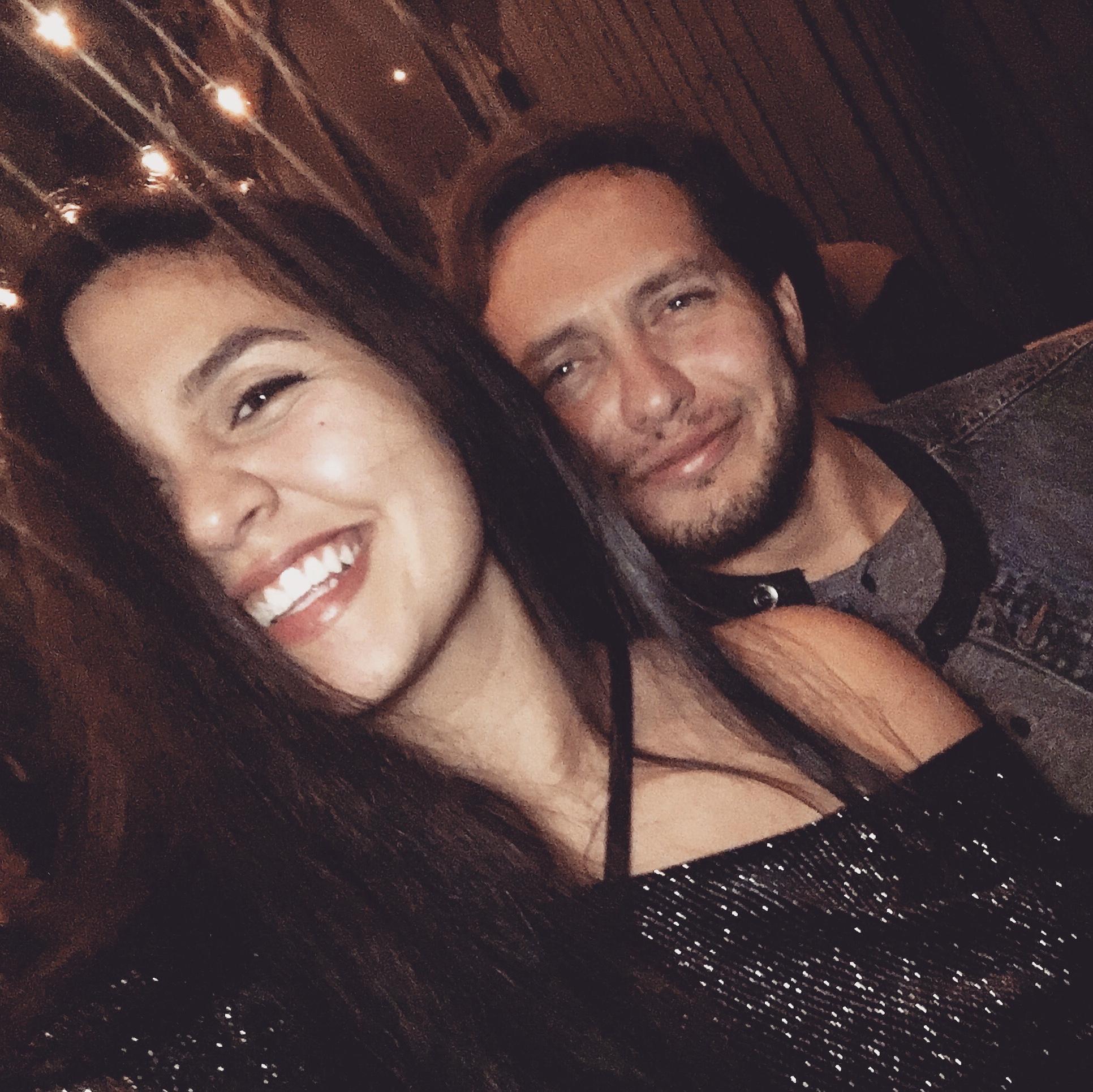 Our very first picture snapped when he made me be his girlfriend after two weeks of meeting. I had not even kissed the man at this point!
