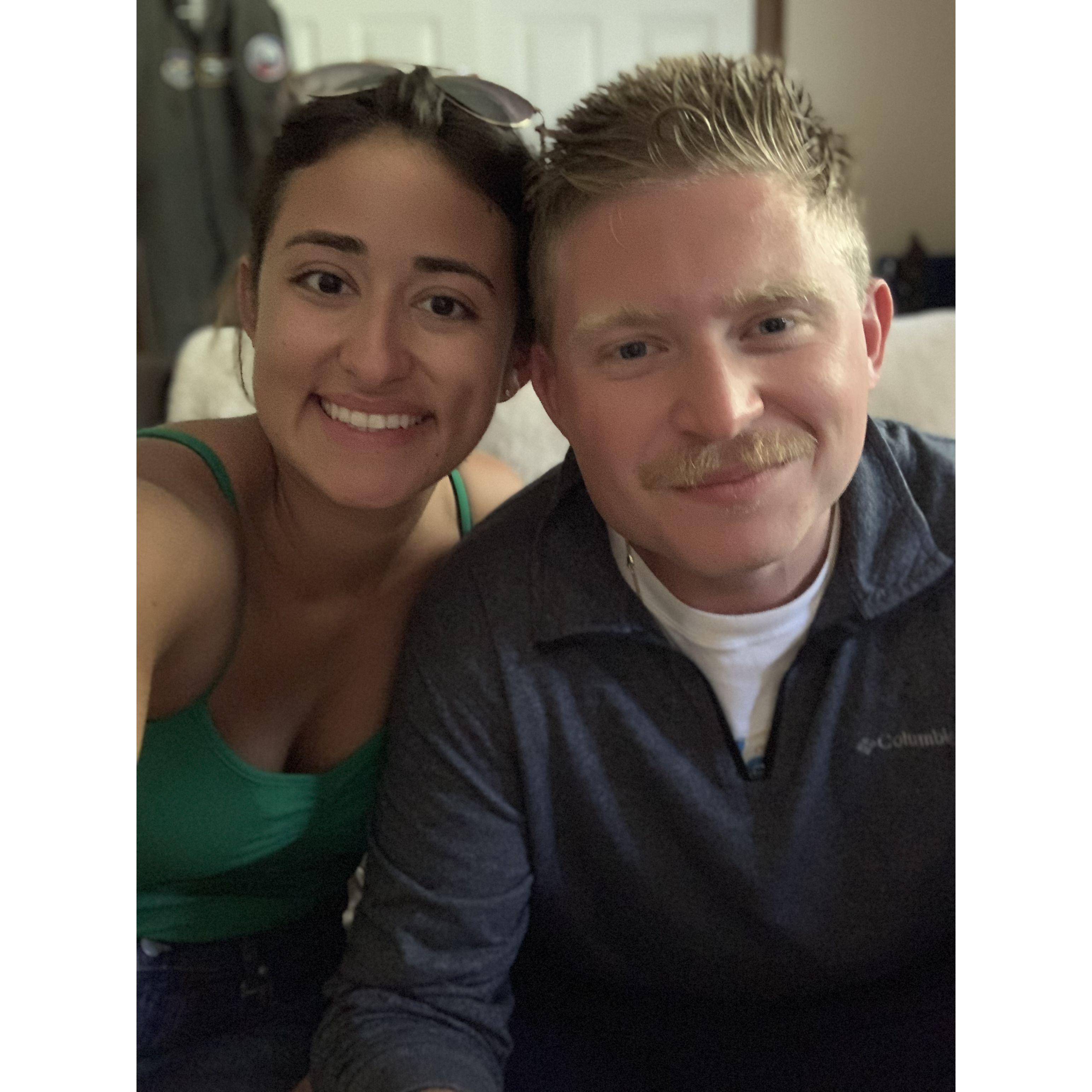 I was so happy! My first date with Scott, I took this picture and sent it to my mom 🥰