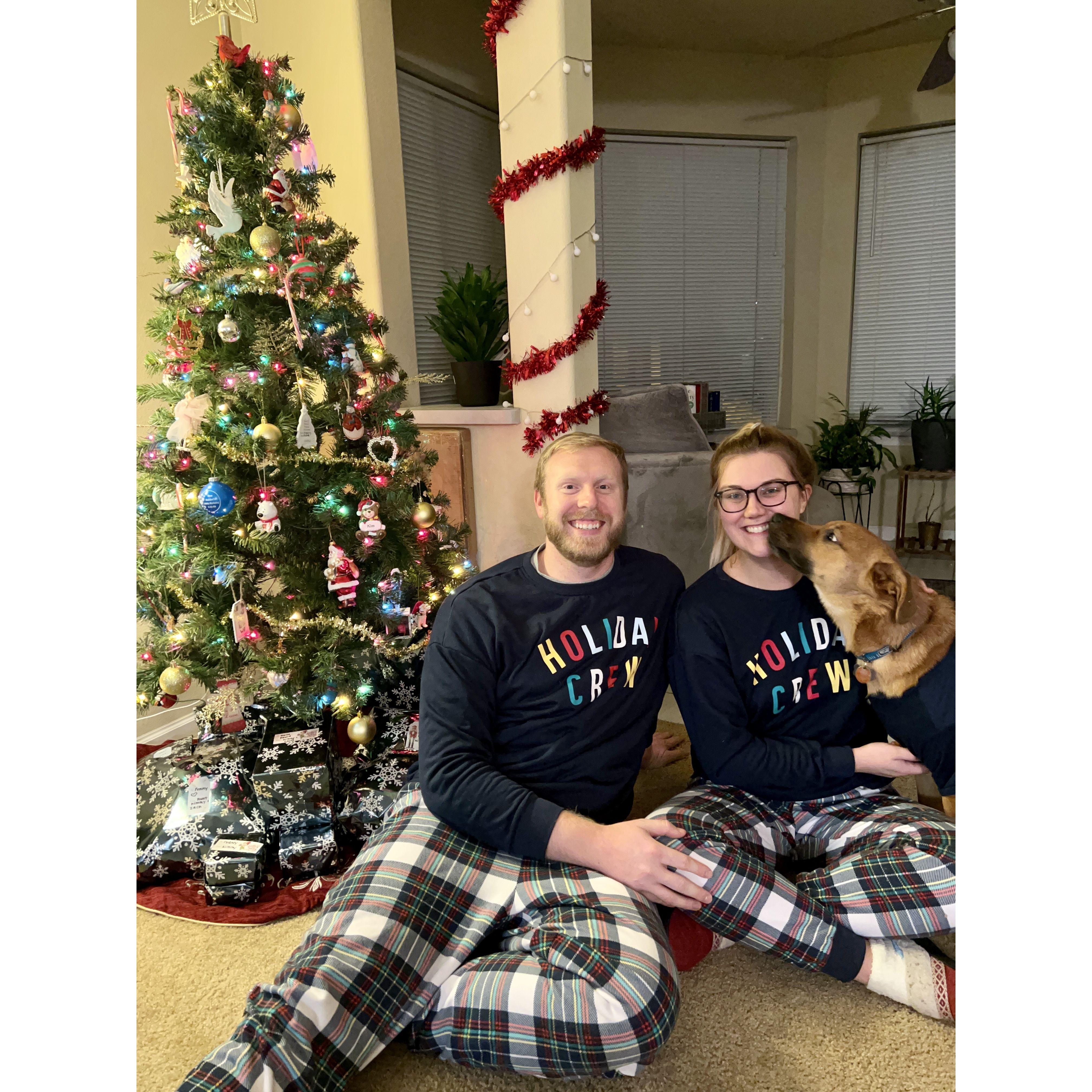 Christmas photo in 2022.