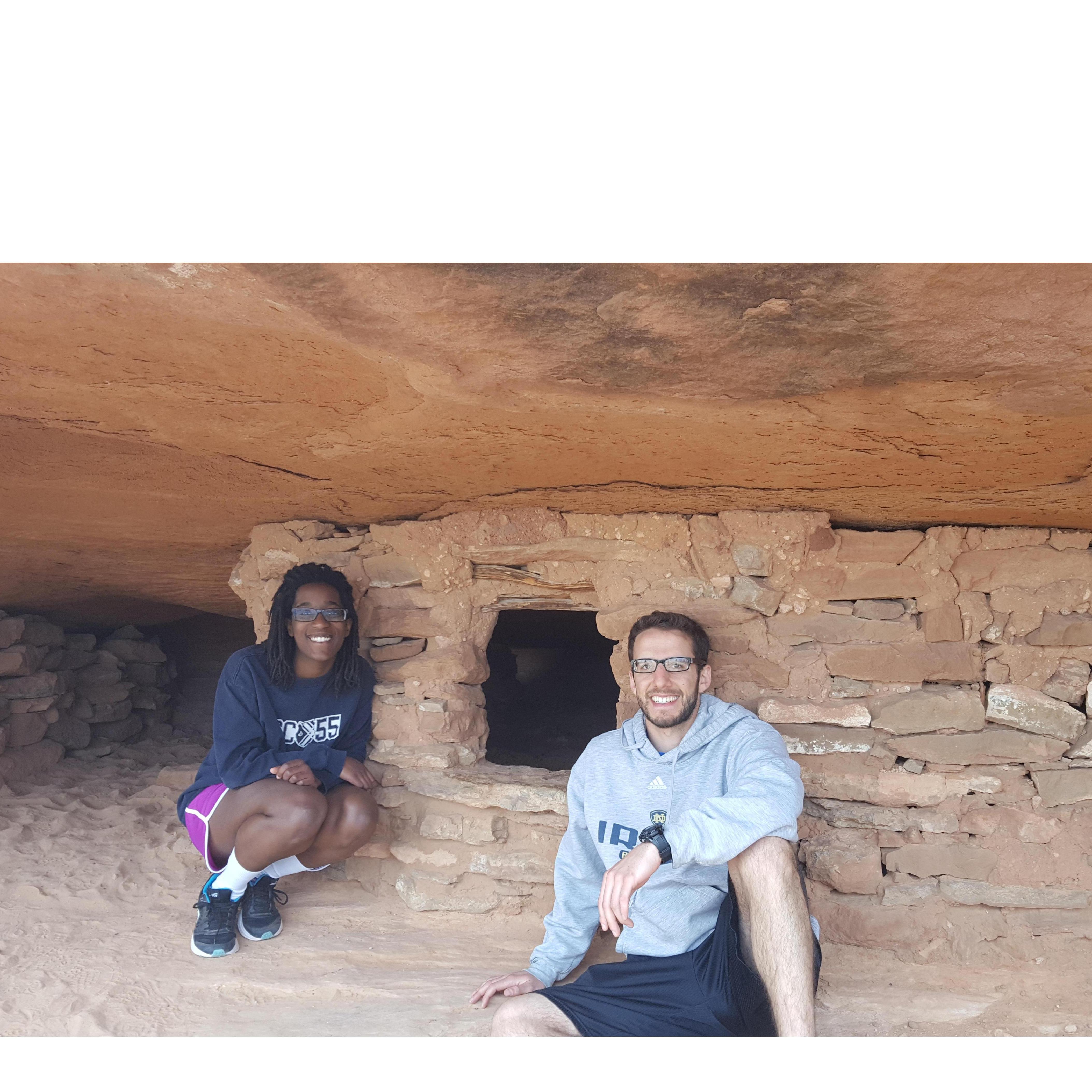 Exploring in Canyonlands, Utah