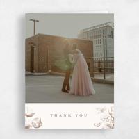 Brown Wedding Thank You - Tulipier Photo