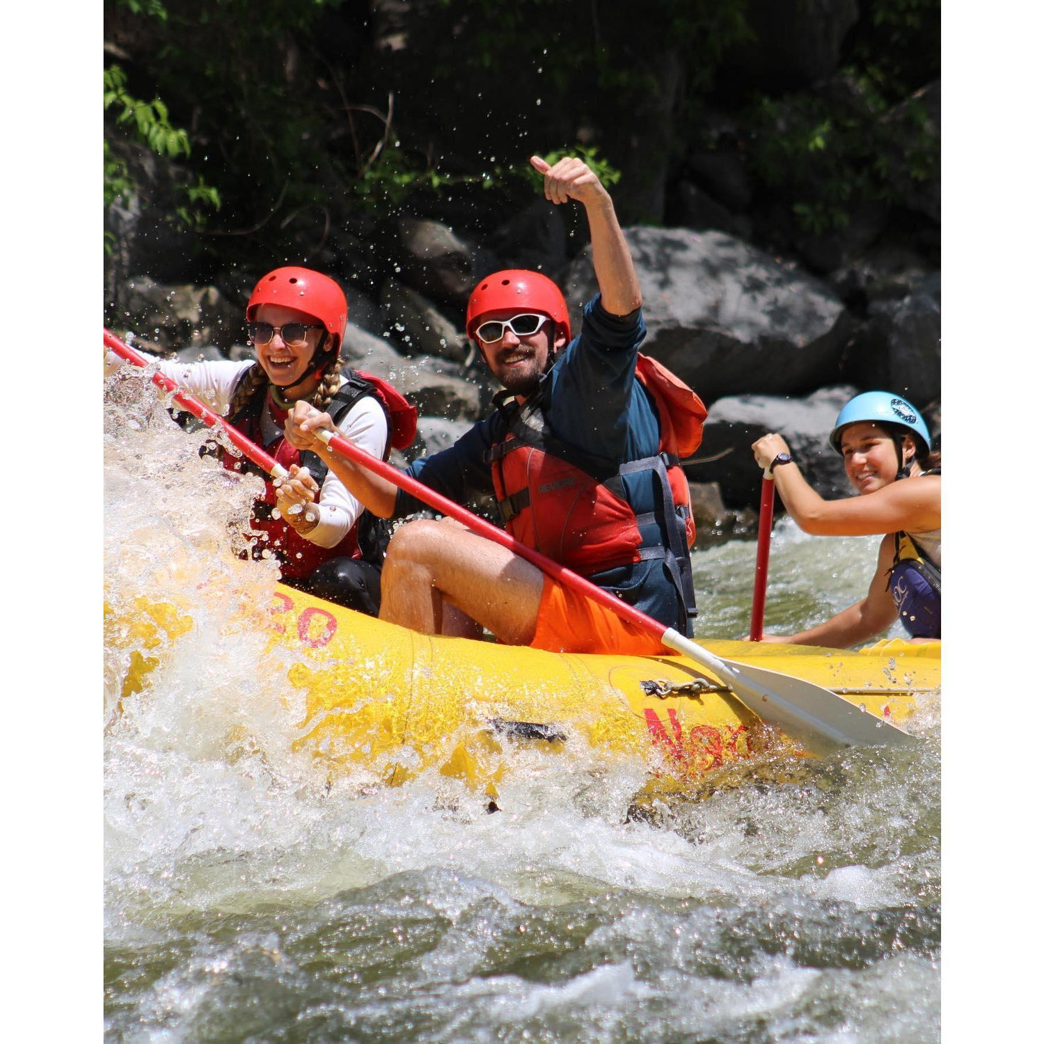 Our second white-water rafting trip on the Pigeon River