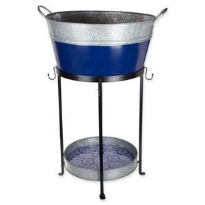 Galvanized Steel Oval Beverage Tub with Stand