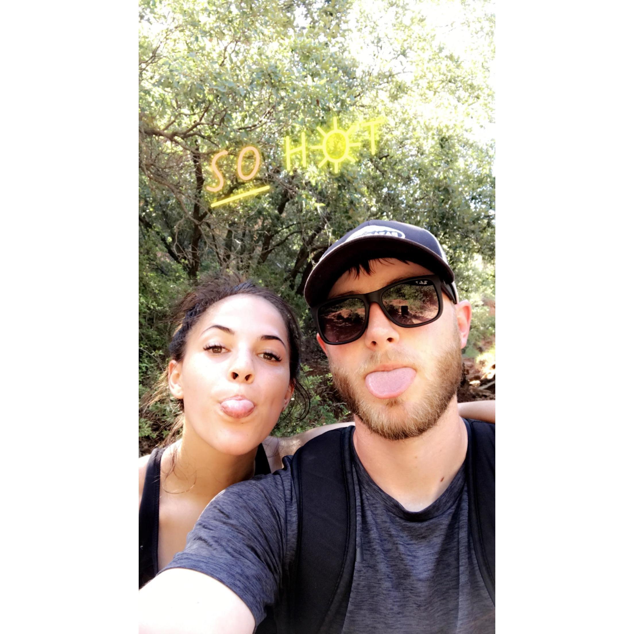 hiking at caprock canyon state park - 2017