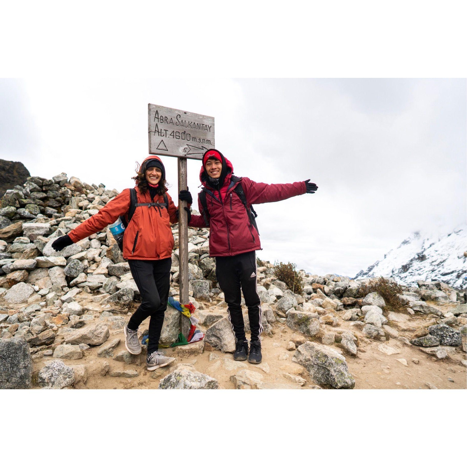 June 2018 - Hiking at 17,000 feet? No problem when you’ve got each other to lean on.