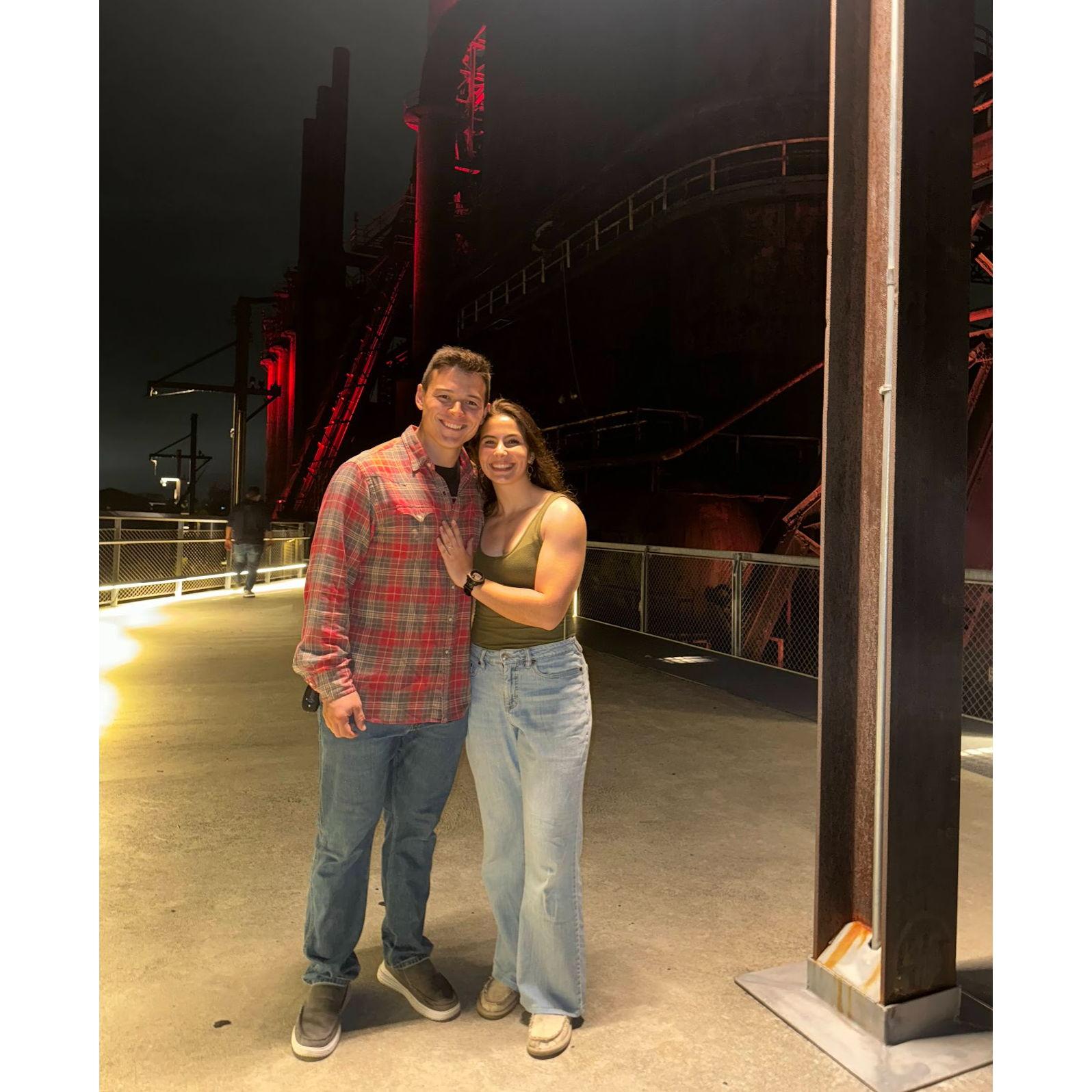 Steel Stacks (I think she said yes here...)