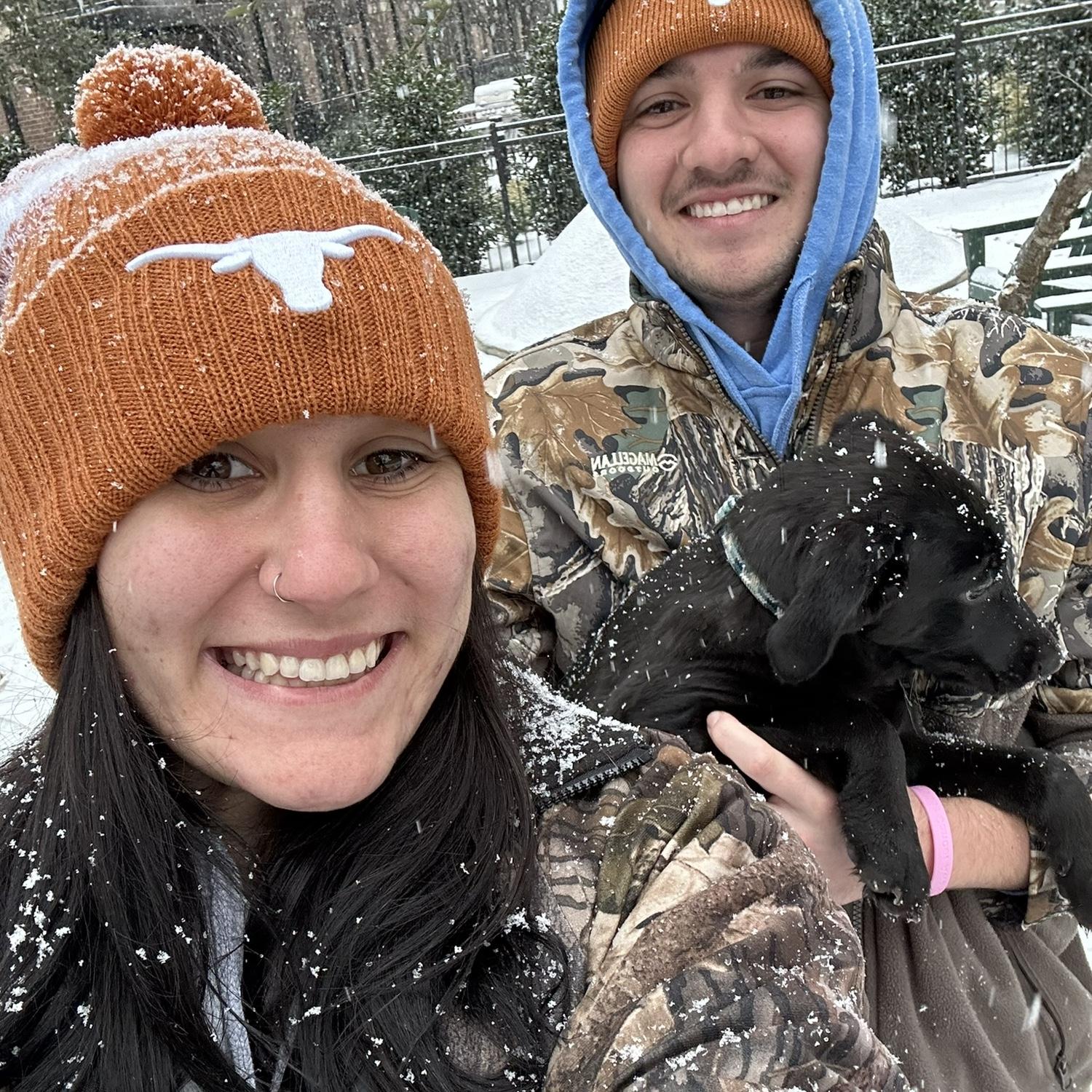 Mavericks first snow experience!