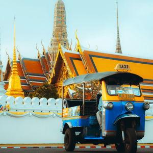 Tuk tuk ride in Thailand