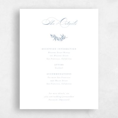 Powder Blue Wedding Enclosure - Vienna