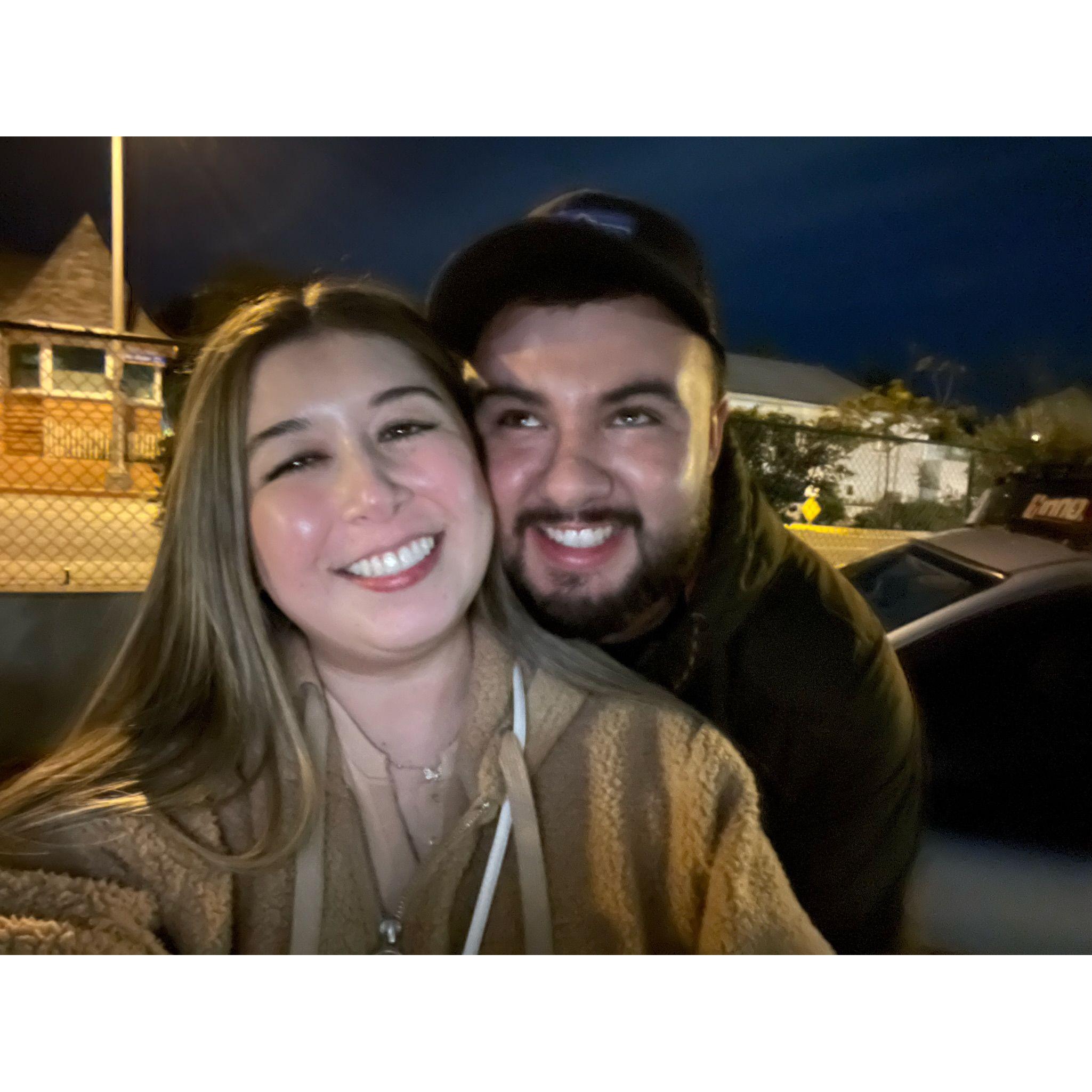 Soon after we became boyfriend and girlfriend 🥰
