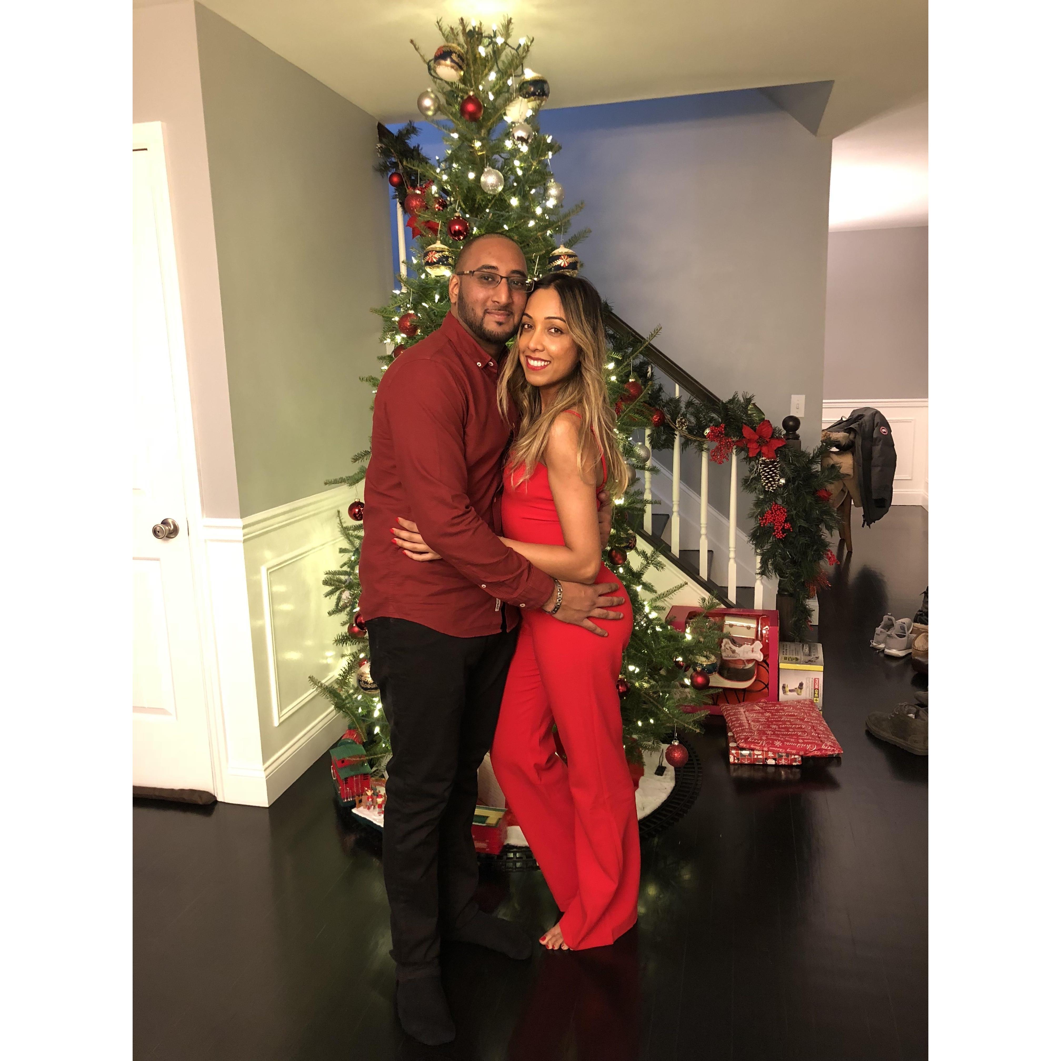 Our first Christmas together...yep that was Ryan again!