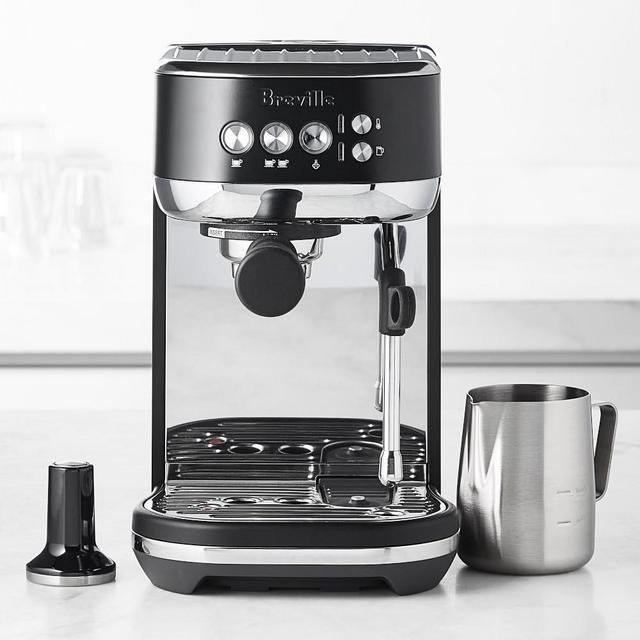 Breville Bambino Plus Espresso Machine, Black Truffle