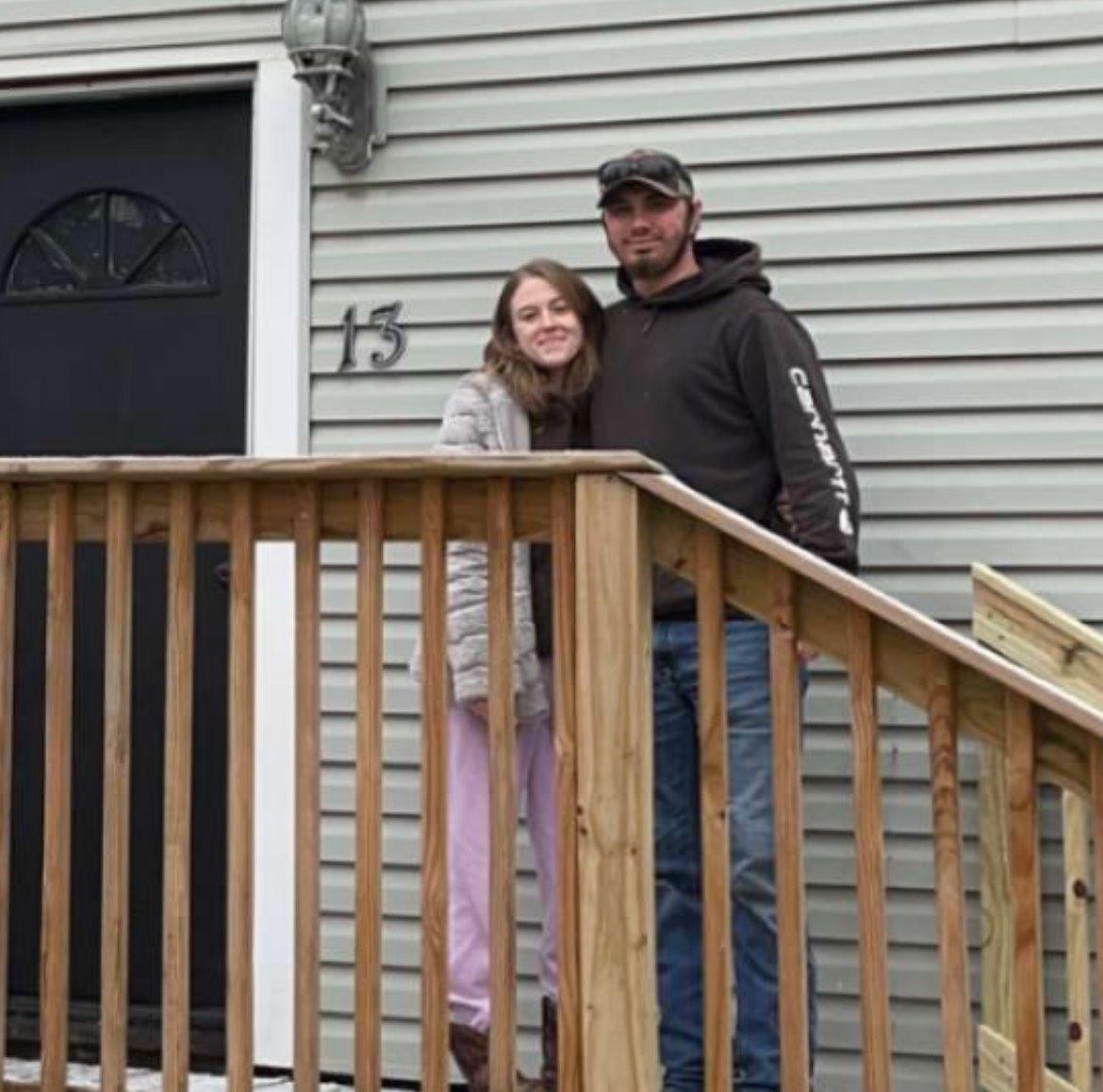 first picture as home owners